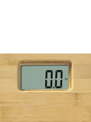 Salter White Bamboo Viscose Electric Bathroom Scales - Image 3 of 4