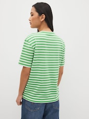 Lacoste Striped Oversized T-Shirt - Image 2 of 4