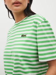 Lacoste Striped Oversized T-Shirt - Image 3 of 4