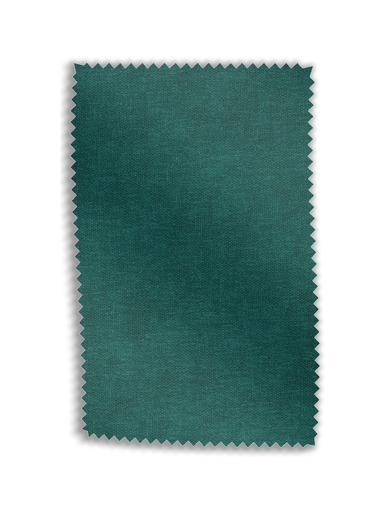 Fine Chenille Dark Teal Wilson II Highback Armchair - Image 8 of 8