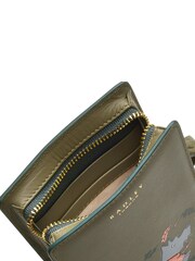 Radley London Medium Green Malton Puffy Jacket Zip-Around Phone Cross-Body Bag - Image 3 of 4