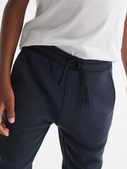 Reiss Airforce Blue Star Ribbed Jersey Shorts - Image 4 of 6