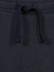 Reiss Airforce Blue Star Ribbed Jersey Shorts - Image 6 of 6