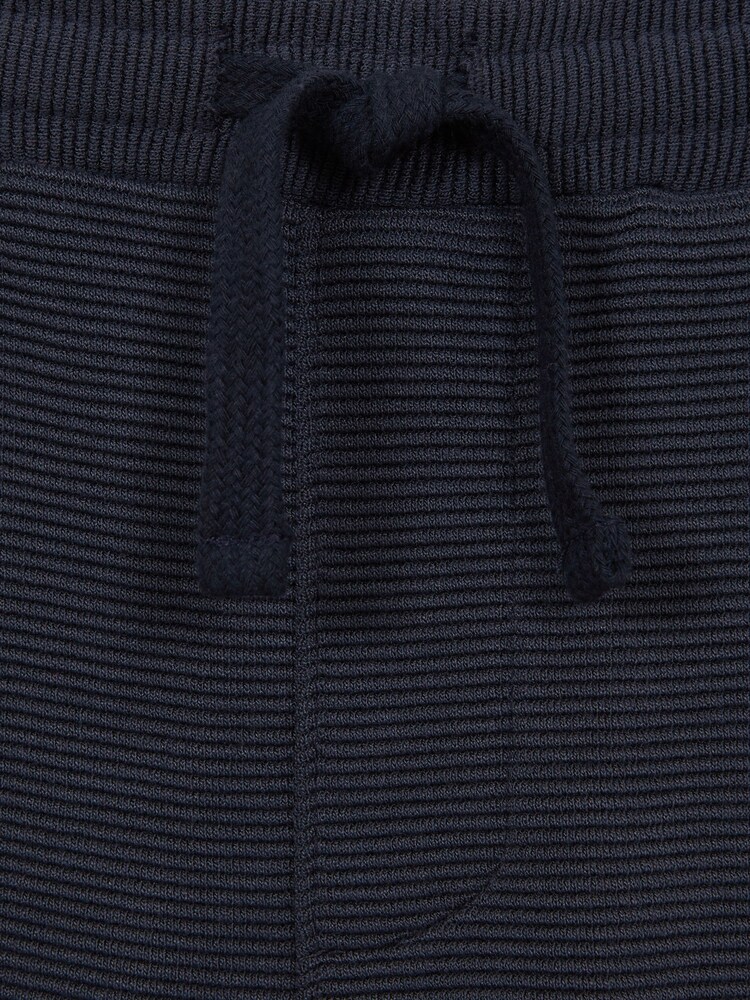 Reiss Airforce Blue Star Ribbed Jersey Shorts - Image 6 of 6