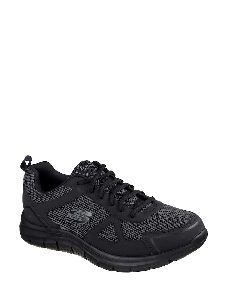 Skechers Black Track Bucolo Sport Mens Shoes - Image 2 of 3