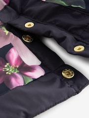 Granatowy - Nieprzemakalny płaszcz Baker By Ted Baker z paskiem - Image 16 of 17