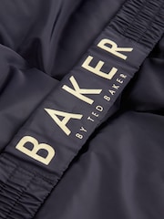 Granatowy - Nieprzemakalny płaszcz Baker By Ted Baker z paskiem - Image 17 of 17