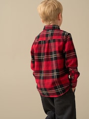 Angel & Rocket Red Camden Brushed Check Shirt With Bow Tie - Image 2 of 6