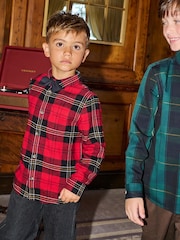 Angel & Rocket Red Camden Brushed Check Shirt With Bow Tie - Image 6 of 6