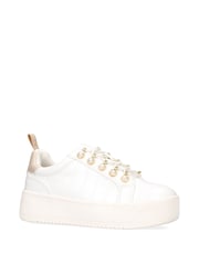KG Kurt Geiger Lighter Pearl White Trainers - Image 2 of 4