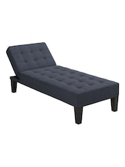Dorel Home Blue Europe Adalynn Linen Chaise Lounger - Image 3 of 4