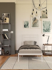 Dorel Home White Europe Jensen Metal Bed - Image 3 of 4