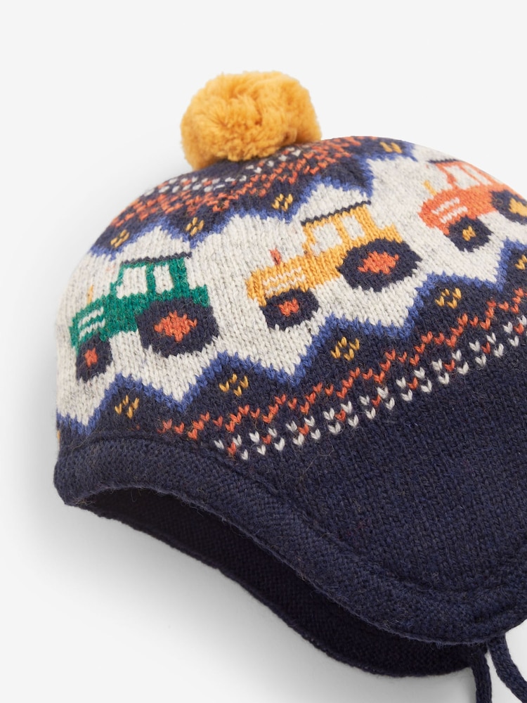 Jojo Maman Bébé s poštenim vzorcem Bobble klobuki in kape; pokrivala - Slika 2 iz 3 Jojo Maman Bébé s poštenim vzorcem Bobble klobuki in kape; pokrivala - Slika 2 iz 3