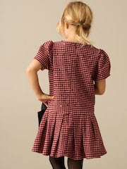 Angel & Rocket Red Zoe Check Bow Dress - Image 4 of 5