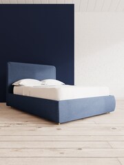 Swoon Houseweave Navy Blue Brockham Divan Bed - Image 1 of 8