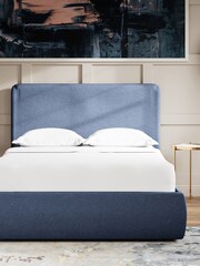 Swoon Houseweave Navy Blue Brockham Divan Bed - Image 2 of 8