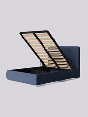 Swoon Houseweave Navy Blue Brockham Divan Bed - Image 6 of 8