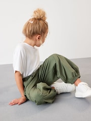 Khaki Green Parachute Cargo Cuffed Trousers (3-16yrs) - Image 4 of 7