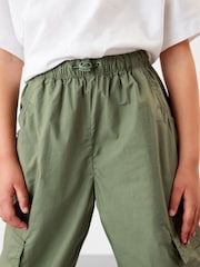 Khaki Green Parachute Cargo Cuffed Trousers (3-16yrs) - Image 5 of 7