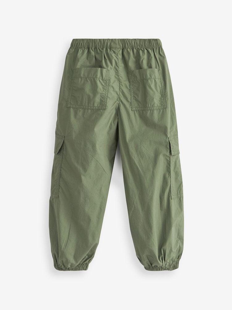 Khaki Green Parachute Cargo Cuffed Trousers (3-16yrs) - Image 7 of 7