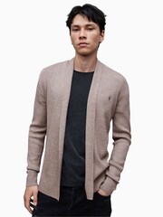 AllSaints Nude Mode Merino Open Cardigan - Image 1 of 6