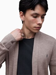 AllSaints Nude Mode Merino Open Cardigan - Image 5 of 6