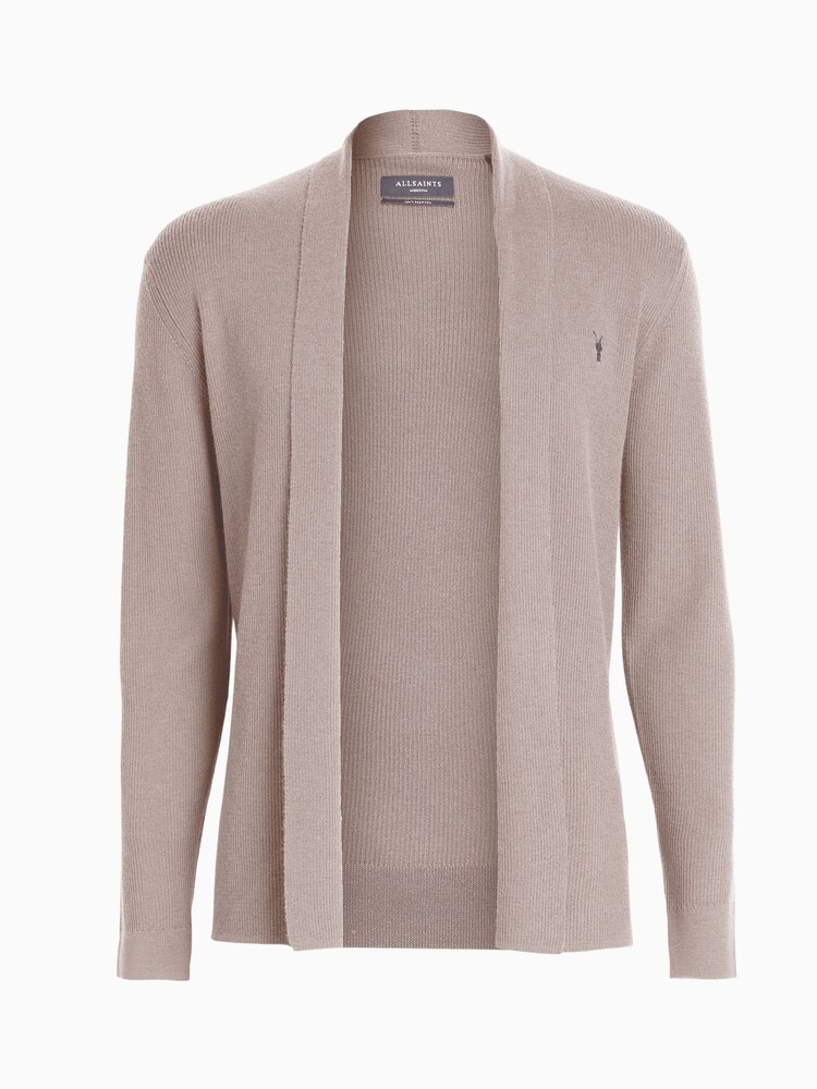 AllSaints Nude Mode Merino Open Cardigan - Image 6 of 6