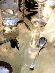 Robert Welch Silver Set of 8 English Malvern Design Teaspoons - Image 1 of 4