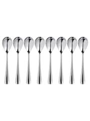 Robert Welch Silver Set of 8 English Malvern Design Teaspoons - Image 3 of 4