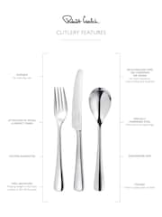 Robert Welch Silver Set of 8 English Malvern Design Teaspoons - Image 4 of 4
