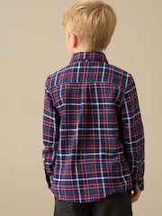 Angel & Rocket Blue Abel Check Shirt With Bow Tie - Image 2 of 3
