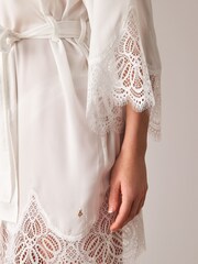 B by Ted Baker Bridal Satin Dressing Gown - Image 8 of 9