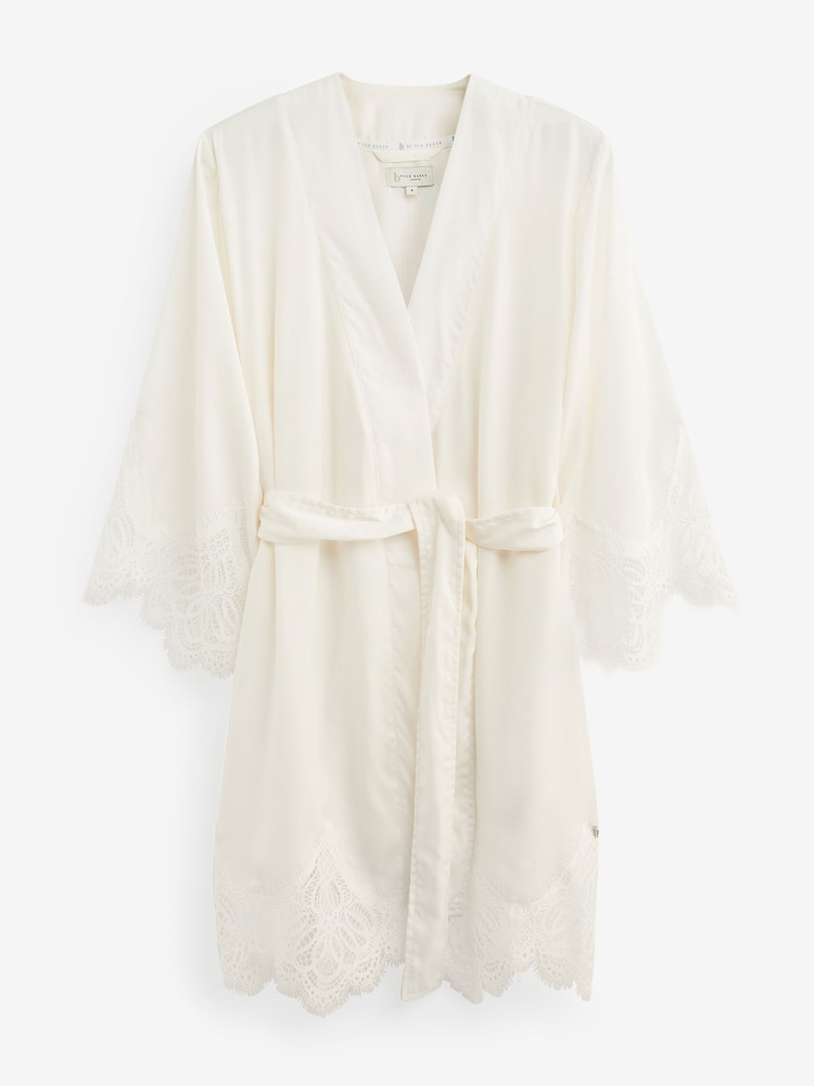 B by Ted Baker Bridal Satin Dressing Gown - Image 9 of 9 B by Ted Baker Bridal Satin Dressing Gown - Image 9 of 9