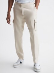 Reiss Ivory Talk Twill Cargo Trousers - Image 1 of 7