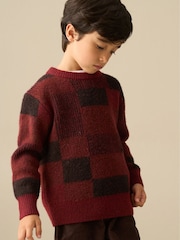 Angel & Rocket Lewis Check Knit Jumper - Bild 3 von 8