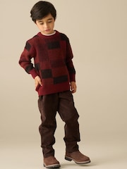 Angel & Rocket Lewis Check Knit Jumper - Bild 4 von 8