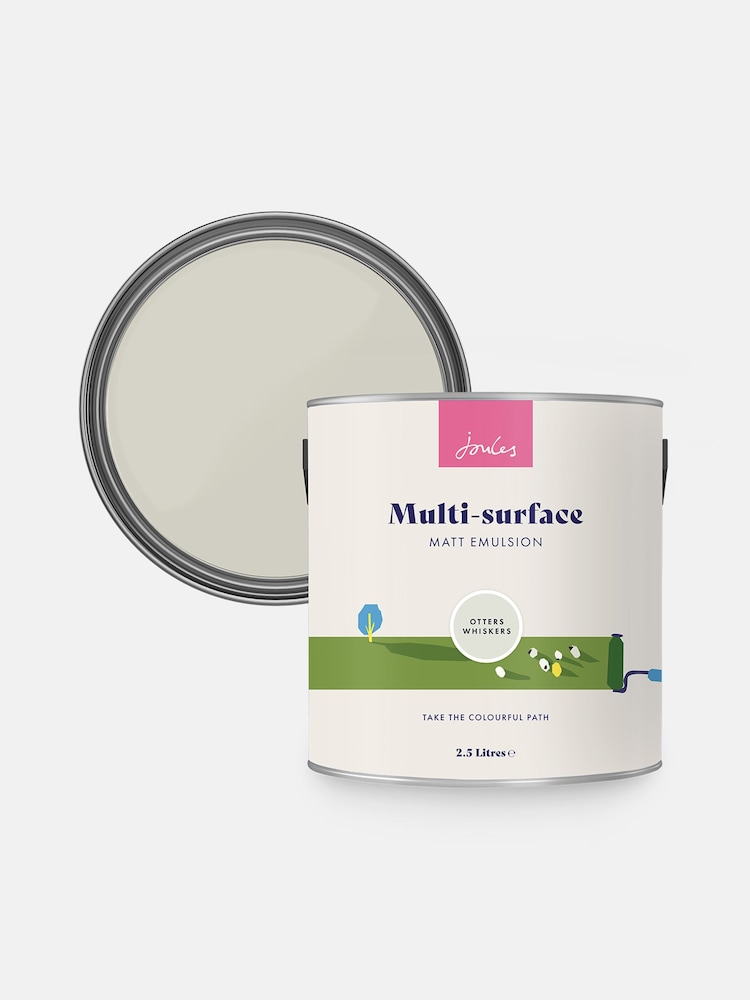 Joules Otters Whiskers Multi Surface Matt Emulsion - Image 4 of 4