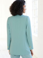Blau - Einreihiger Twill-Blazer in Relaxed Fit - Bild 3 von 5