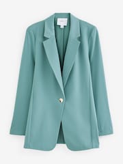 Blau - Einreihiger Twill-Blazer in Relaxed Fit - Bild 5 von 5