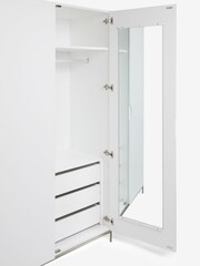Jasper Conran London White Double Bray Wardrobe - Image 6 of 9