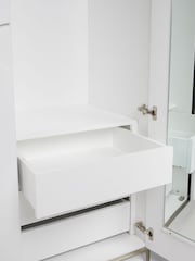 Jasper Conran London White Double Bray Wardrobe - Image 8 of 9