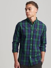 أخضر مربعات Chancery - قميص Vintage Merchant من Superdry - صورة 1 من 4