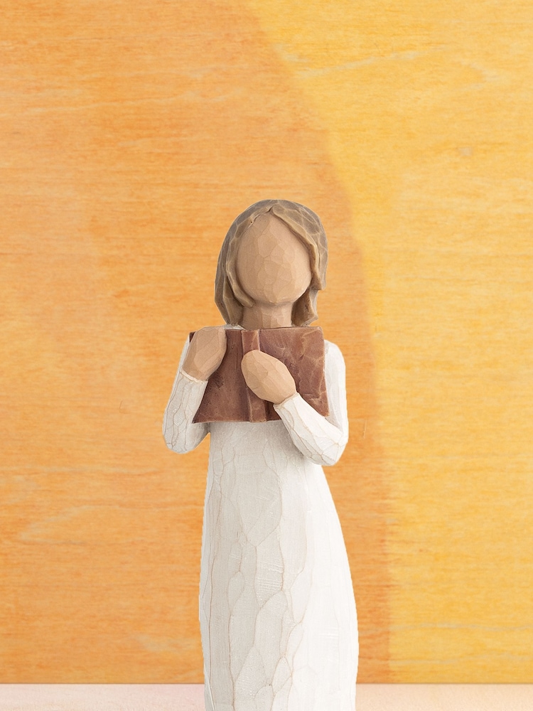 Willow Tree Cream Love of Learning Figurine - Image 2 of 4