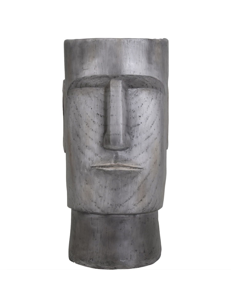 Libra Grey Large Easter Island Planter - Image 2 of 4