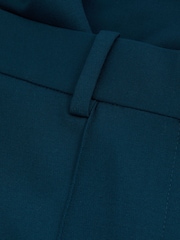 Reiss Teal Jade Wool Blend Wide Leg Suit Trousers - Image 6 of 6