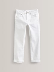 White Regular Fit Stretch Jeans (3-17yrs) - Image 1 of 2