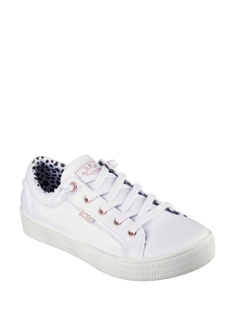 Skechers White Bobs Extra Cute Womens Trainers - Image 3 of 5