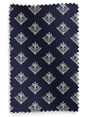 Laura Ashley Blue Lady Fern Made To Measure Roman Blinds - Image 6 of 6