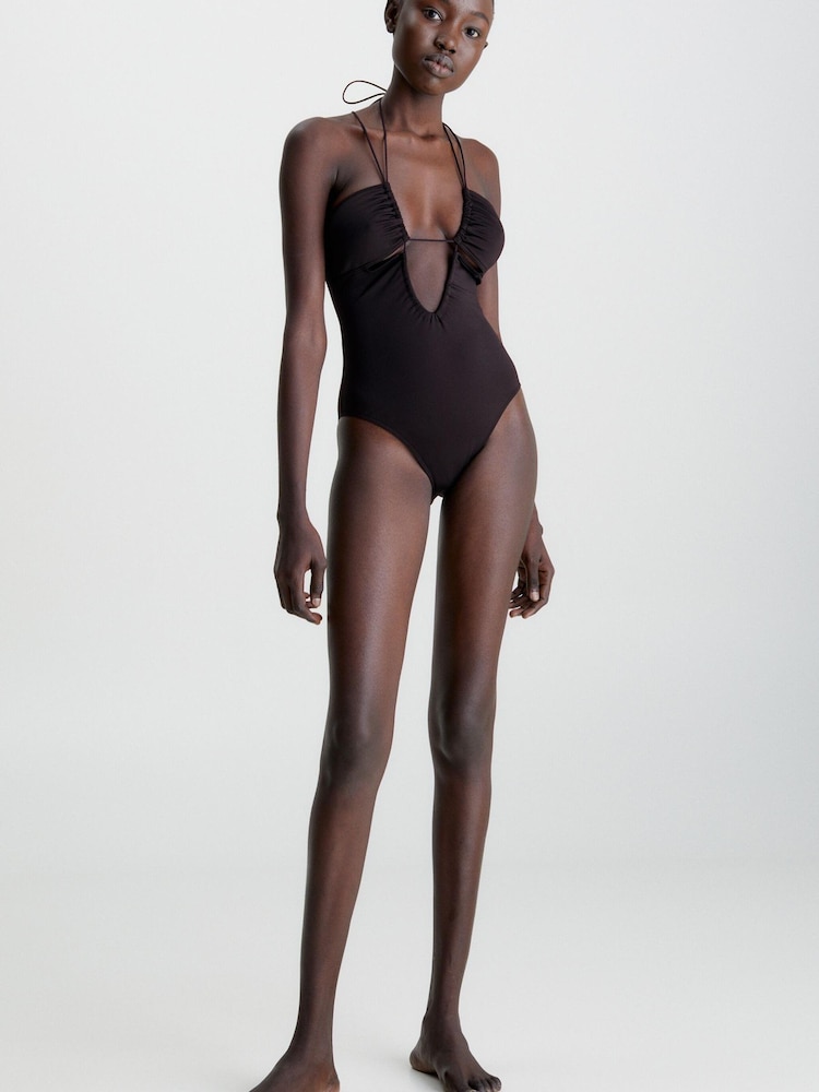Calvin Klein Black Core Multi Ties One Piece Swimsuit - Image 2 of 4