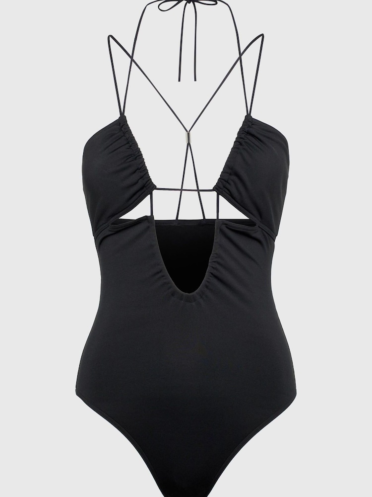 Calvin Klein Black Core Multi Ties One Piece Swimsuit - Image 4 of 4